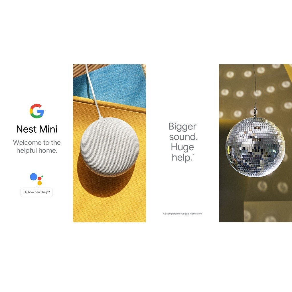 Google Nest Mini Smart Speaker 2nd Gen | Works with Google Assistant ...