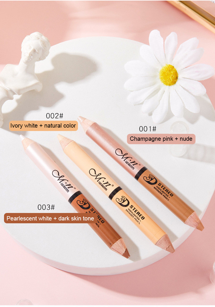 Double Headed Contour Highlight Concealer Penmulti Function Eyeshadow Stick2 In 1 Shadow 6434