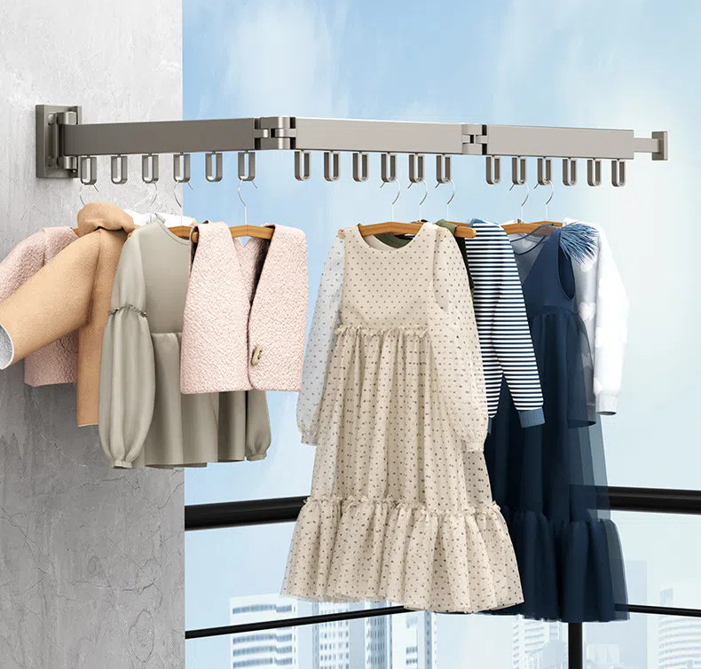 Gao Wenhai Aluminum Alloy Folding Drying Rack Balcony Hanger ...