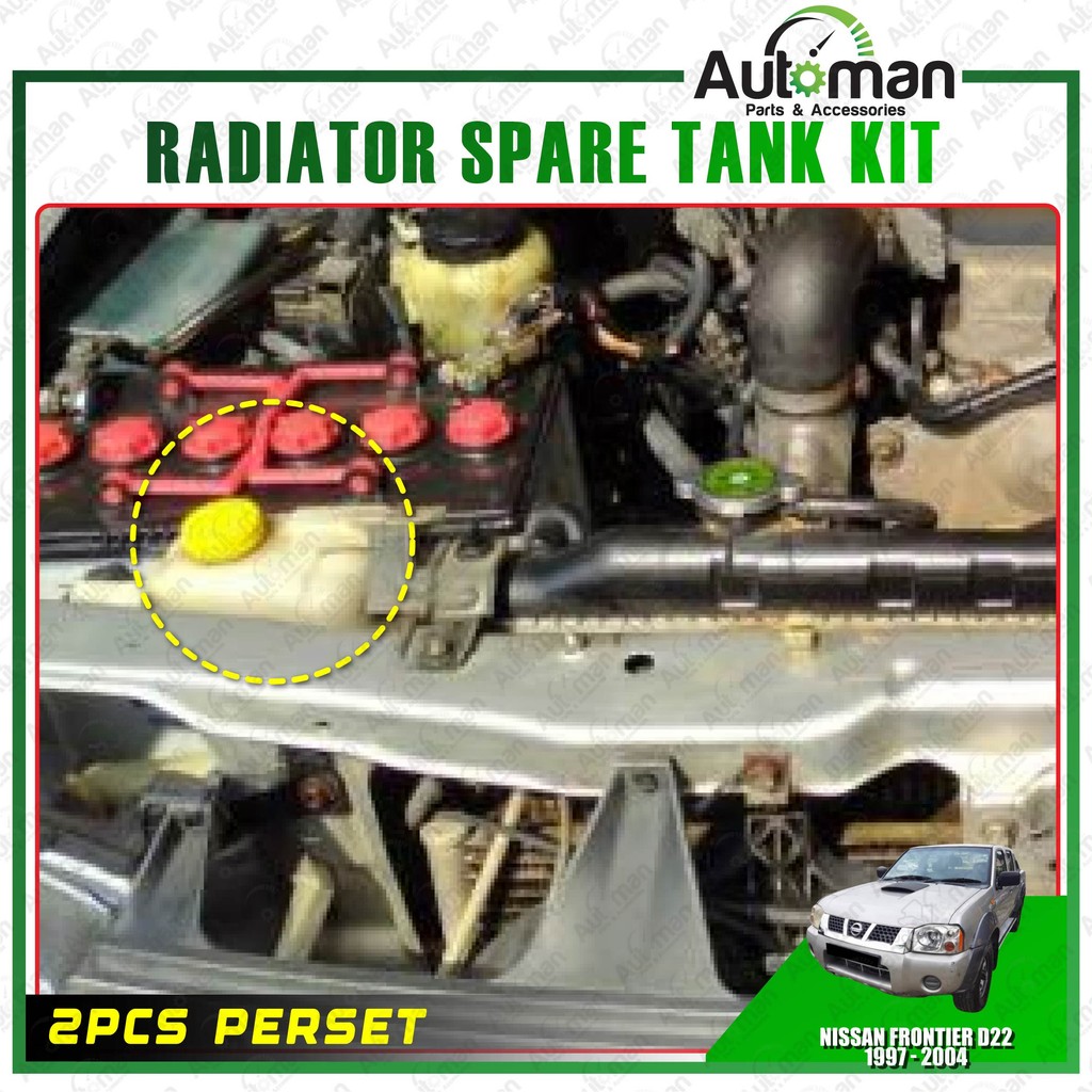 Radiator Water Spare Tank Second Nissan Frontier D22 1997 - 2004 Bottle ...