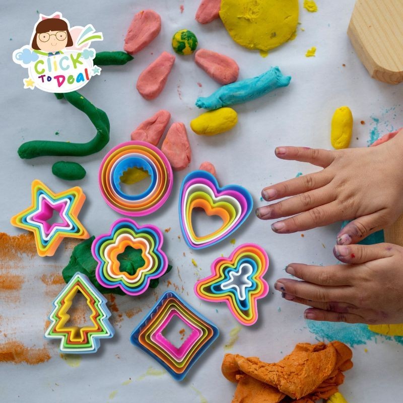 CTD Clay Cutter Heart Shape Cutter Flower Shape Cutter Star Shape ...