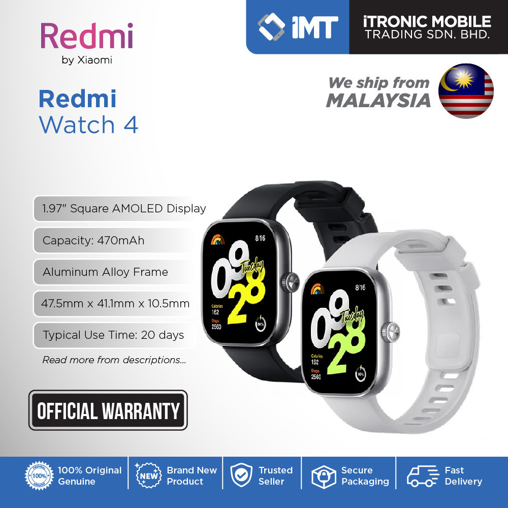 Xiaomi Redmi Watch Smartwatch AMOLED Touch Screen 5ATM