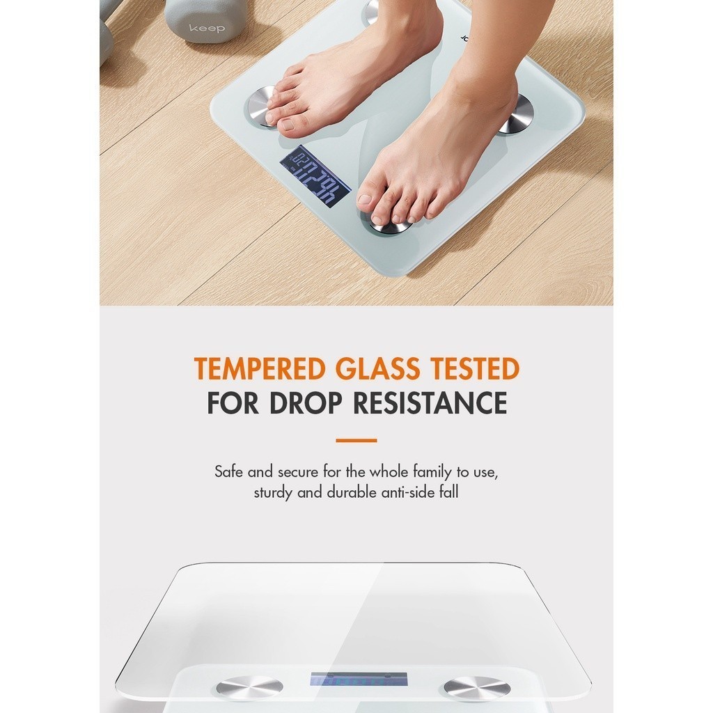 Gaabor Digital Body Scale USB Charging Tempered Glass GWS-M02A