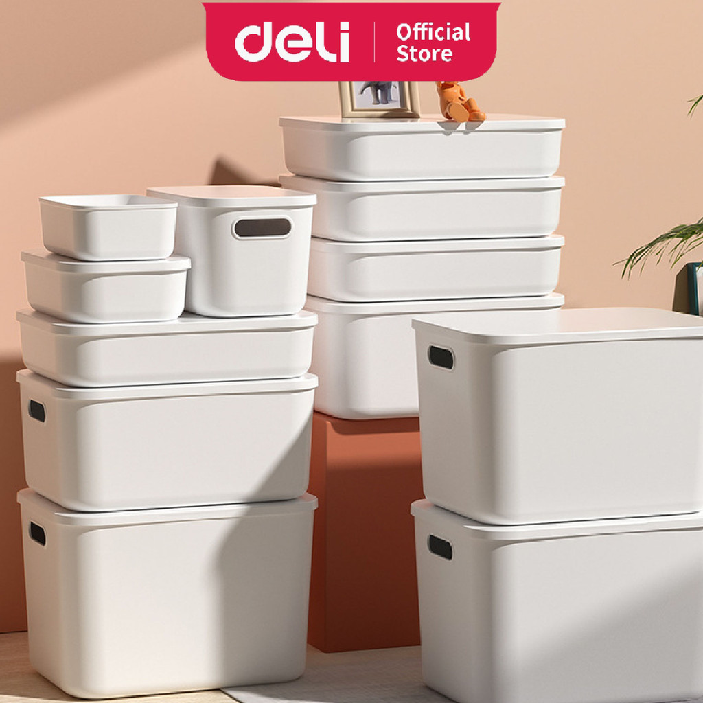 Deli Vusign Storage Box Home Storage Organizer Container Basket Kotak ...