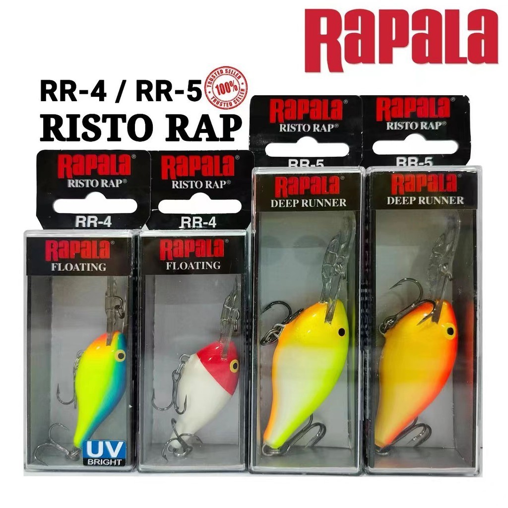 RAPALA RISTO RAP SERIES FISHING LURE (RR-4/ RR-5)