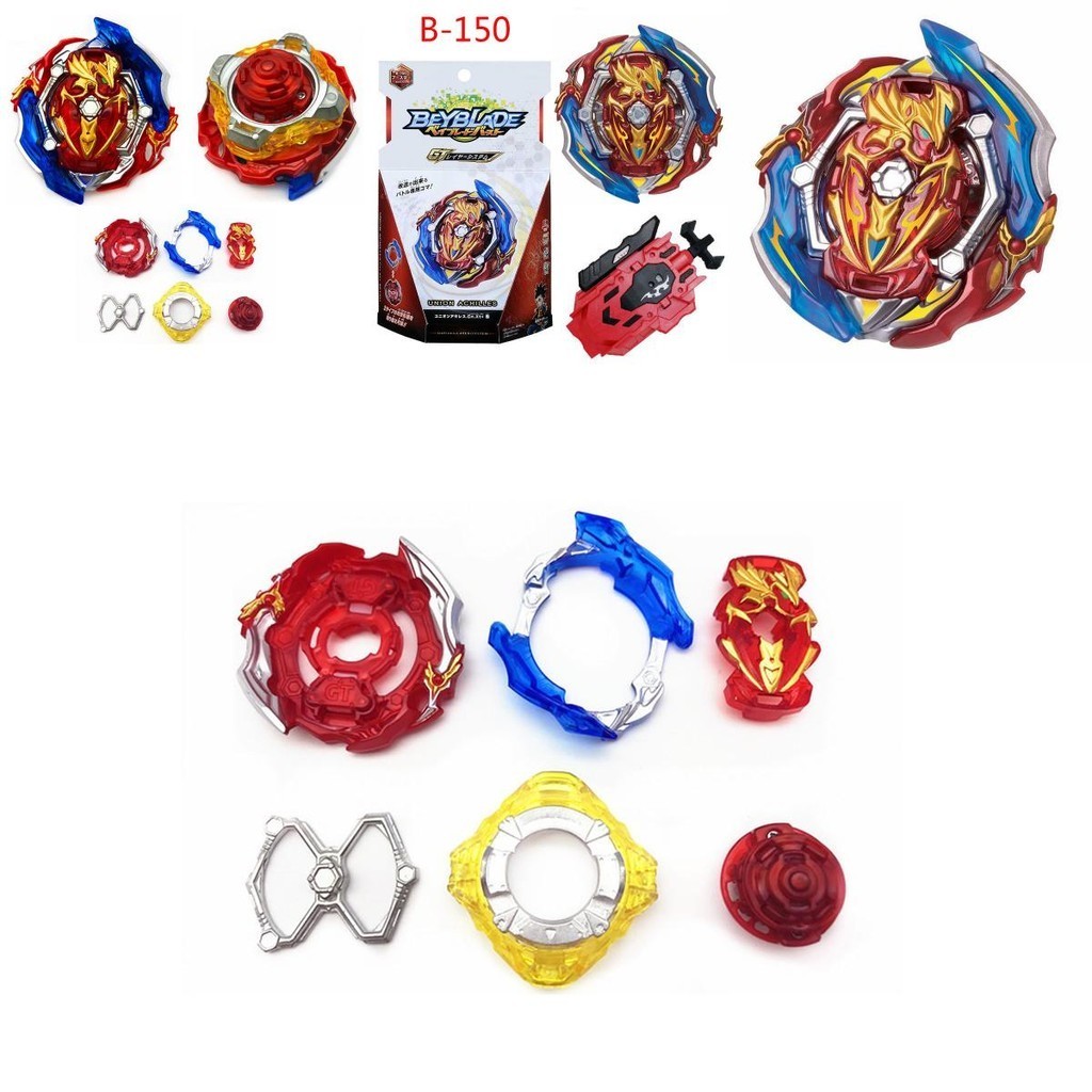 Beyblade Burst New Gt B-150 Union Achilles Cn Xt With Ruler Wire Toy 