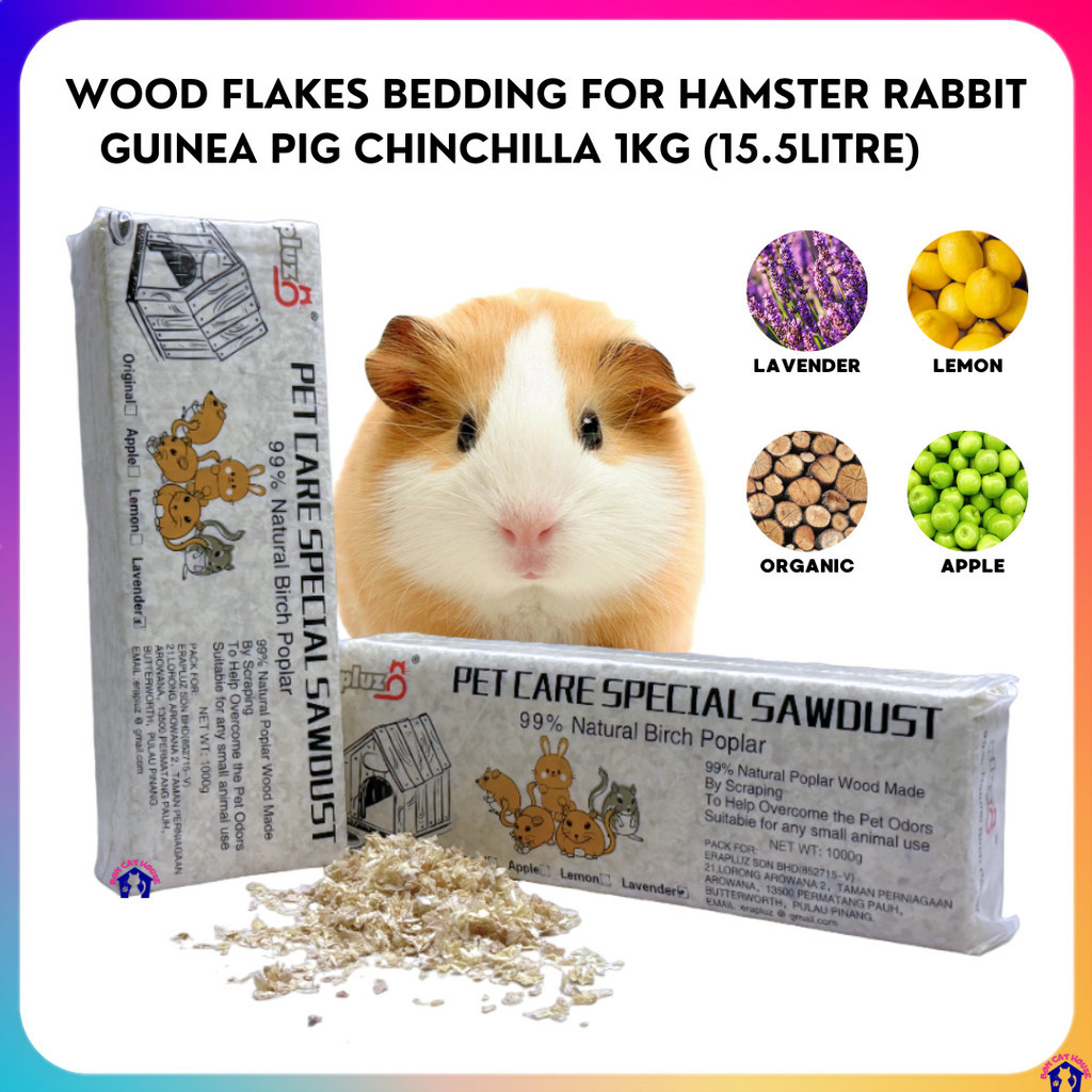 Wood bedding for fashion guinea pigs