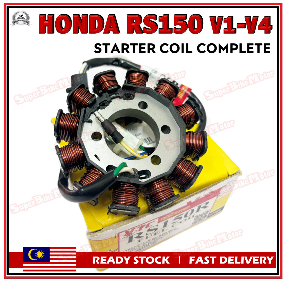 HONDA RS150 V1 V2 V3 V4 / RSX / RSX Starter Coil Complete / Fuel
