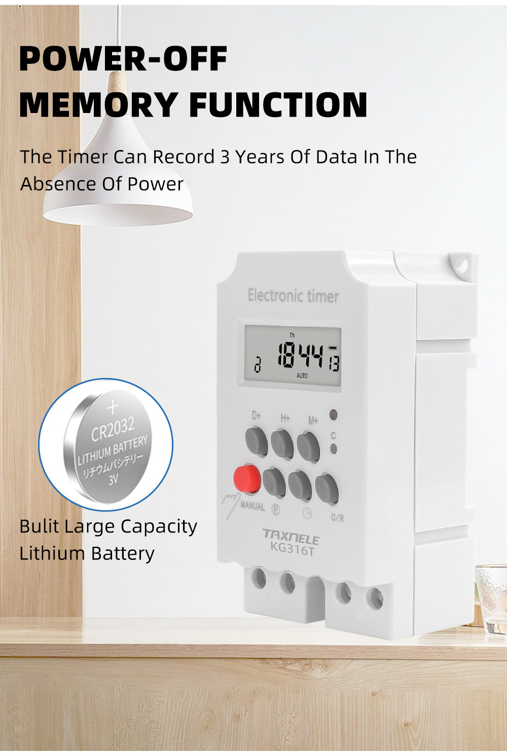 KG316T 7 Days Daily Weekly Digital Electronic Lighting Timer ...