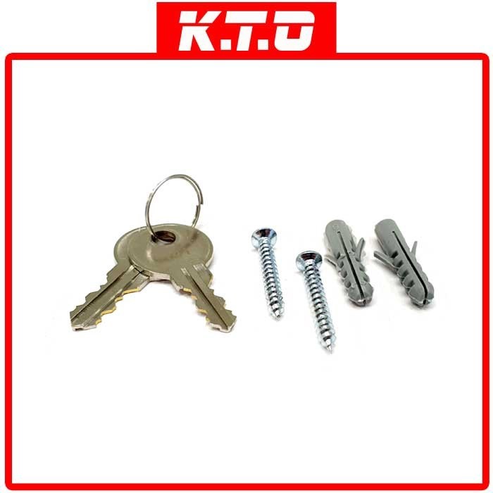 20 Keys Holder Lockable Security Metal Key Box Storage Wall Mounted ...