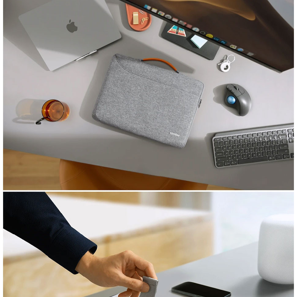 [Tomtoc] Featured Style Computer Bag Water-Repellent Anti-Dust Hidden ...