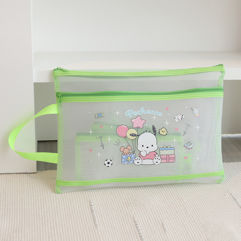 Cartoon Sanrio A4 Mesh Transparent Student Test Paper Double Layer ...