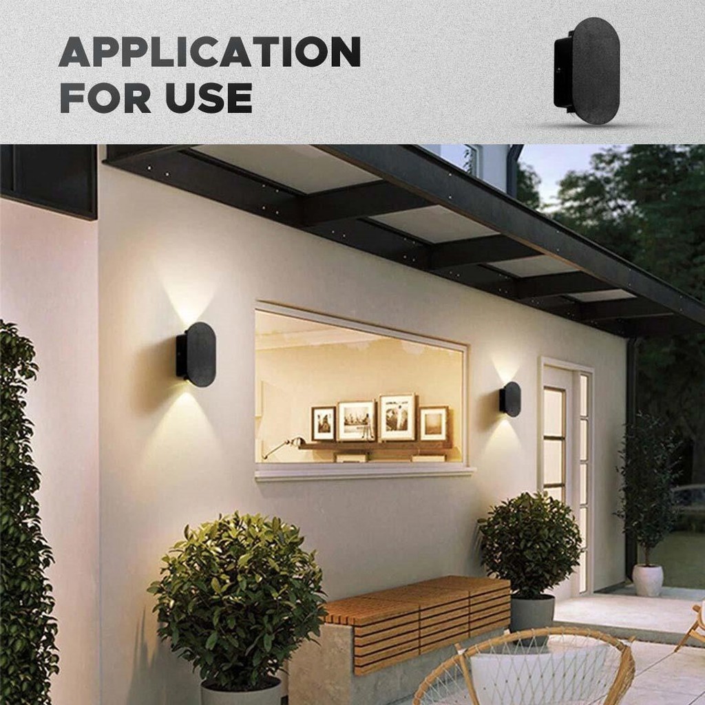 MODERN UP DOWN LED WALL LIGHT DOUBLE SIDE LED WALL LAMP LAMPU DINDING ...