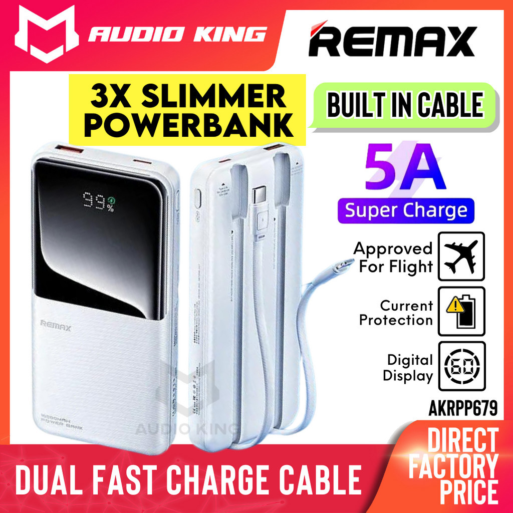 REMAX Fast Charging 22.5W Powerbank Original 10000mAh With Built In ...