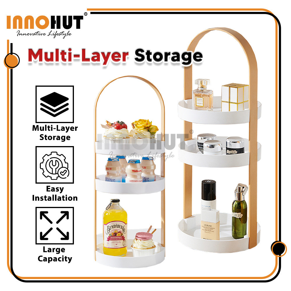 Innohut 3 Layer Cosmetic Rack Makeup Organizer Rak Mekap Cosmetic ...