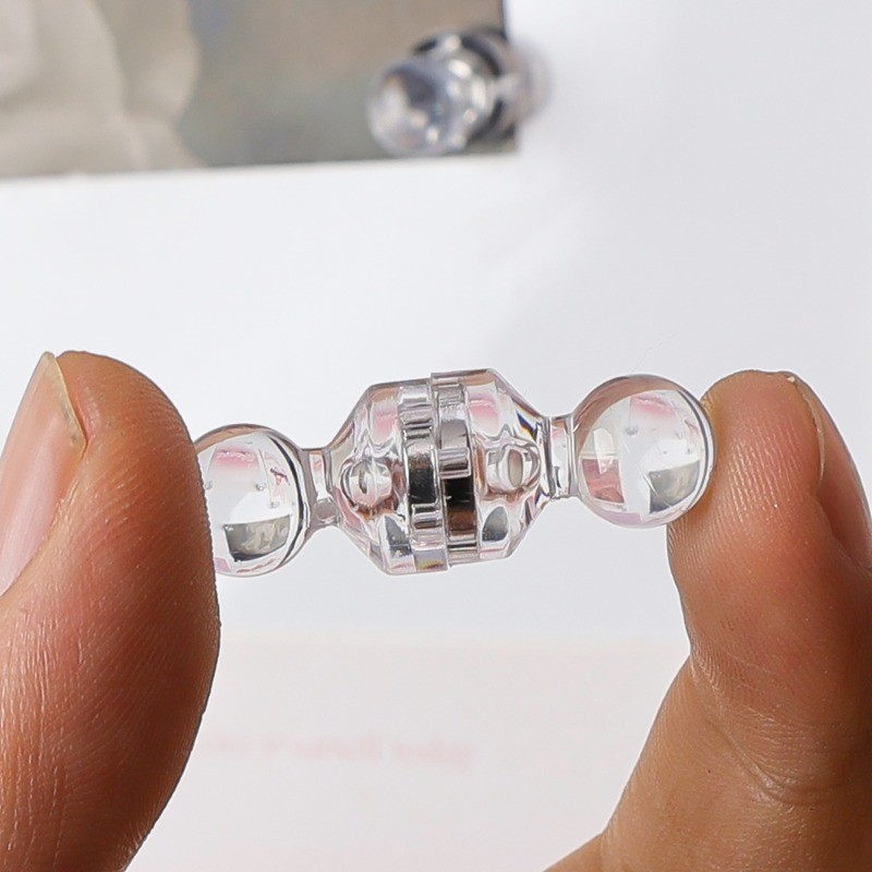 10Pcs Transparent Magnetic Pushpins - Tacks Hooks - Clear Map Acrylic ...