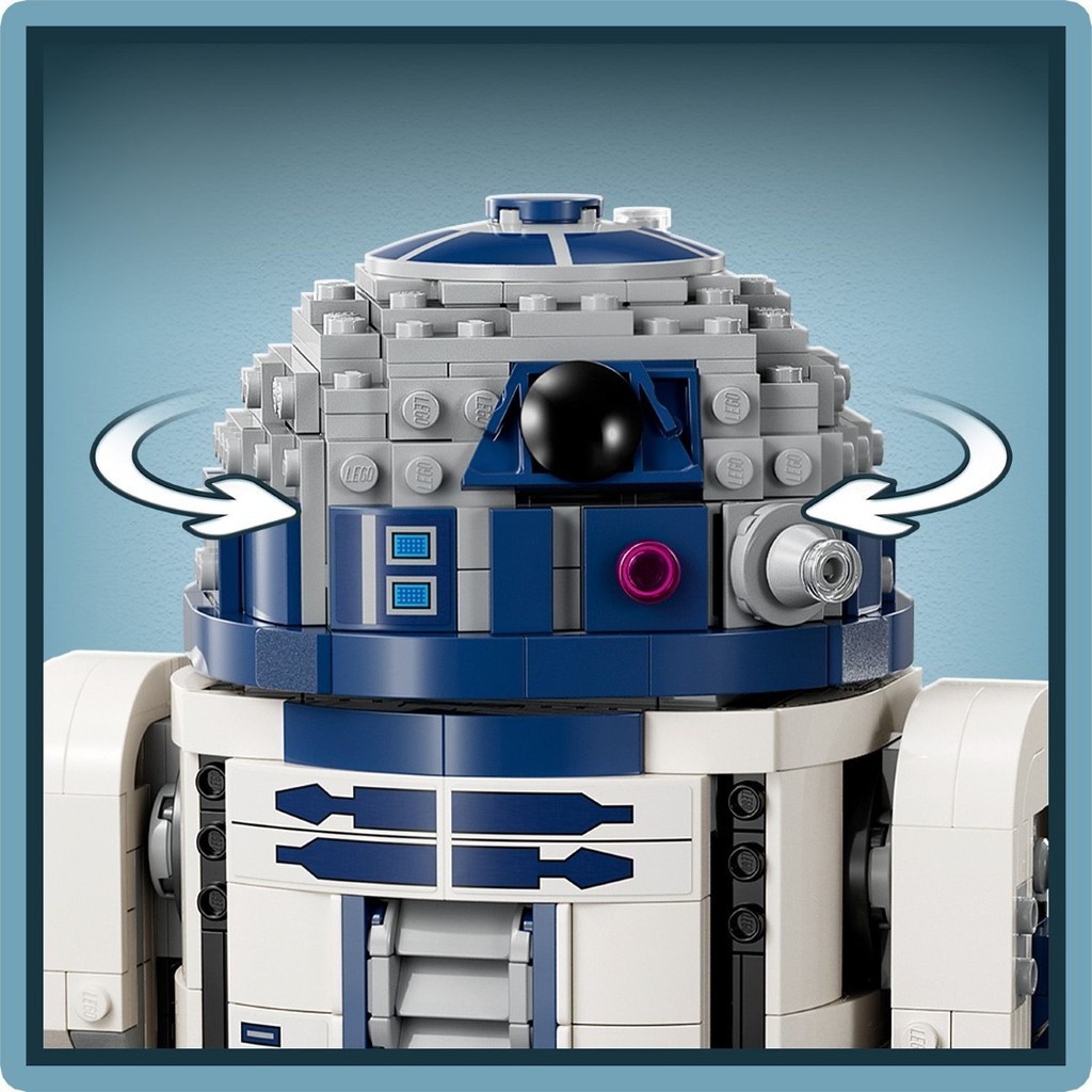 LEGO 75379 Star Wars R2-D2 Buildigng Toy Set (1050 Pieces) | Shopee ...