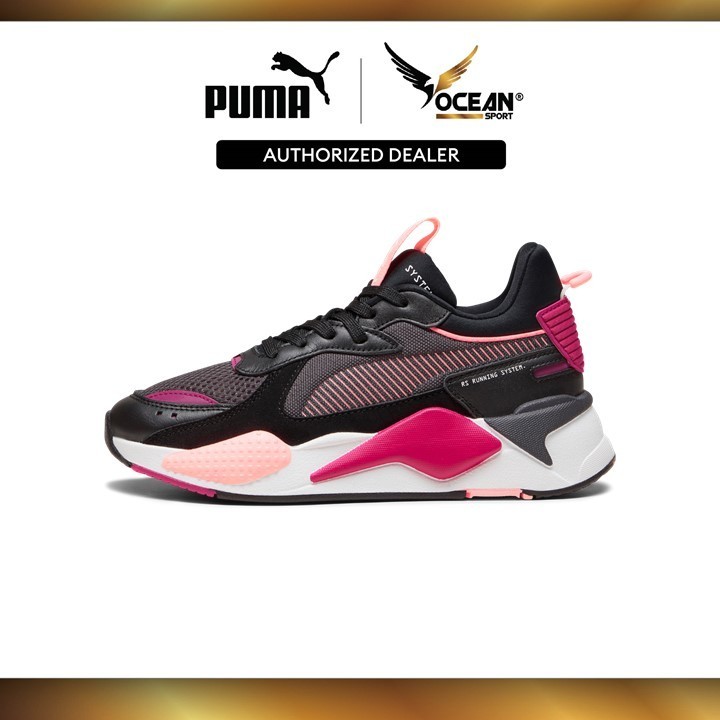 PUMA Women s RS X Reinvention Dark Coal Training Shoes Black 36957919 Shopee Malaysia