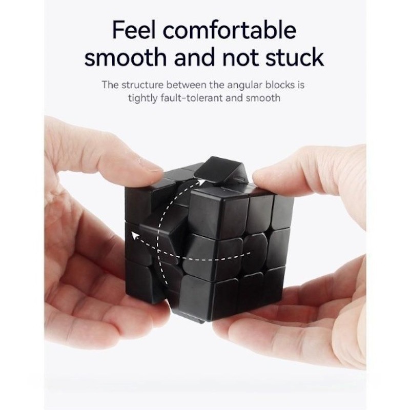 Black Blank Cube Training Cube Without Sticker Diy Magic Cube | Shopee ...