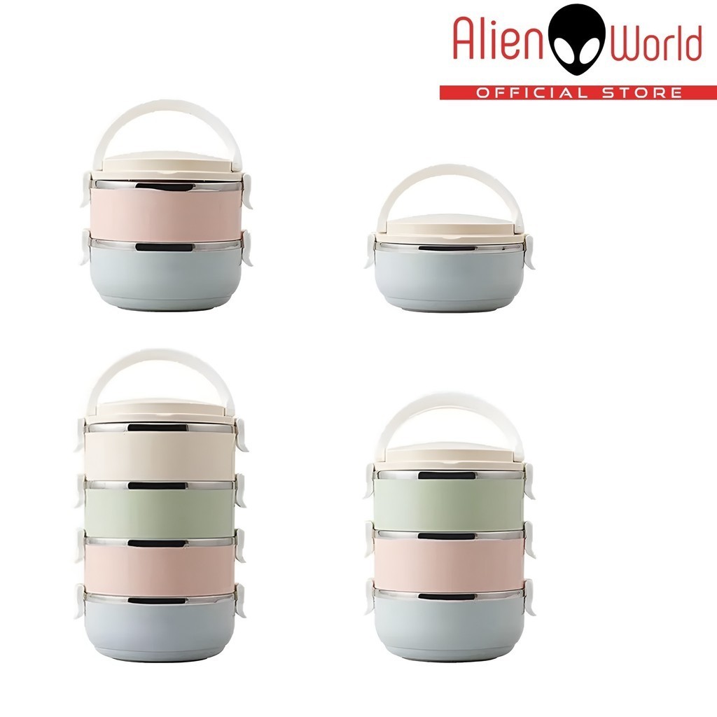 304 Stainless Steel Lunch Box Container | 1 to 4 Level Lunch Box