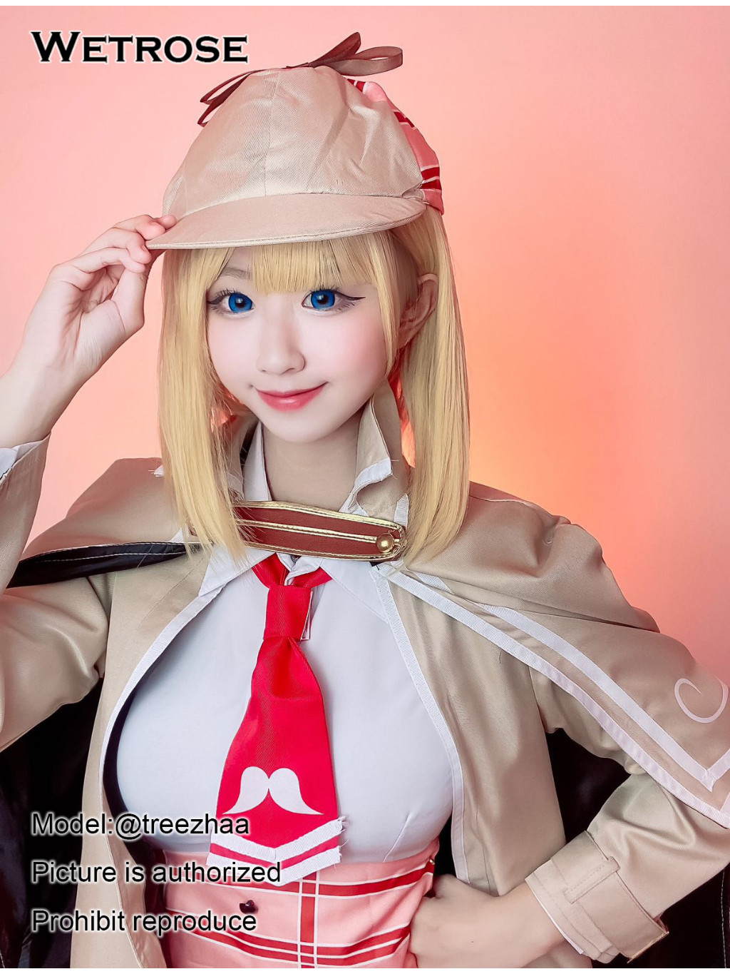 【Wetrose】 Amelia Watson Vtuber Holoilve Virtual Idol Vtuber Costume