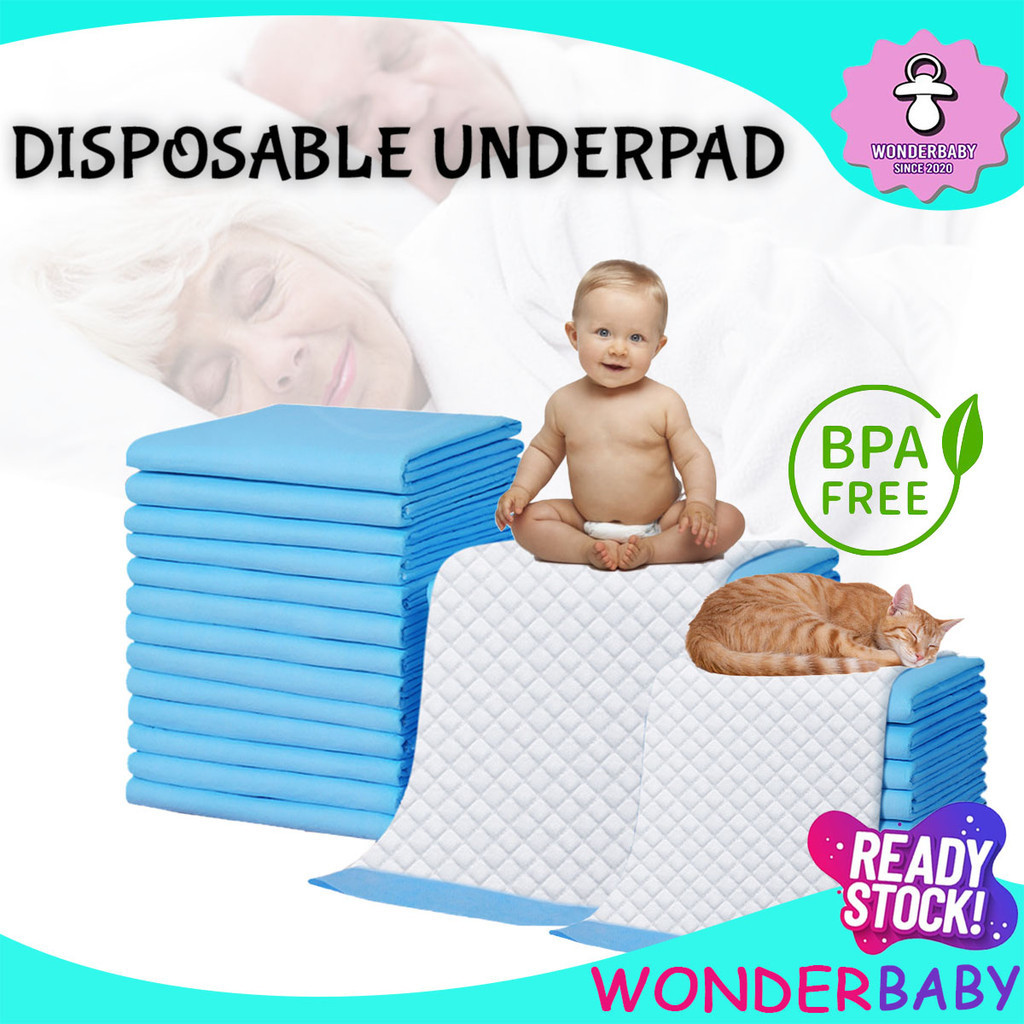 1Pc Disposable Underpad Breathable Changing Pad Baby Infant Bed Urine ...