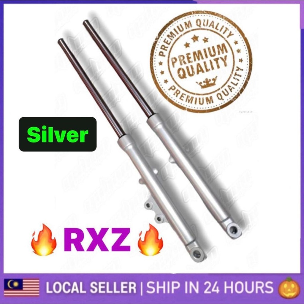Yamaha RXZ FRONT FORK ASSY (SET) RXZ OLD NEW CATAL RXZ BULAT CATALYZER ...
