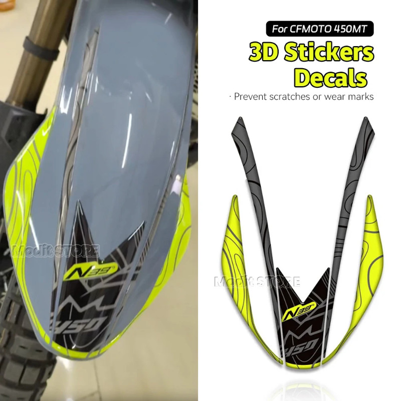 Motorcycle handguard Stickers Panel Decals Tank Pad Side Fuel Oil 3D ...