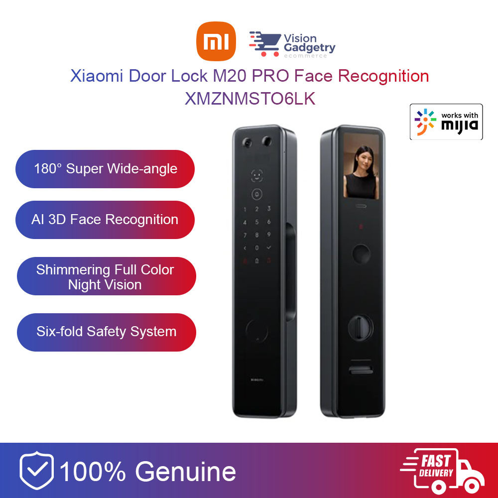 Xiaomi Mijia Smart Door Lock M20 Pro Cat Eye Screen Automatic ...