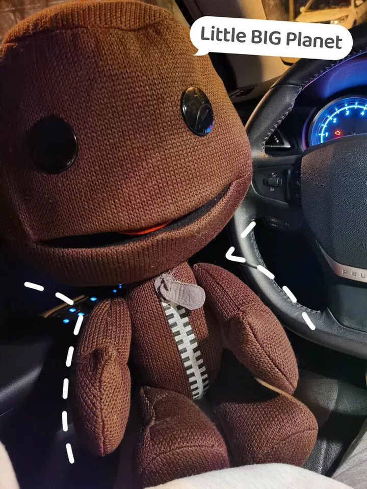 BCT Little Big Planet Sackboy Plush Toy Made of Hemp Cloth Kawaii Cute ...