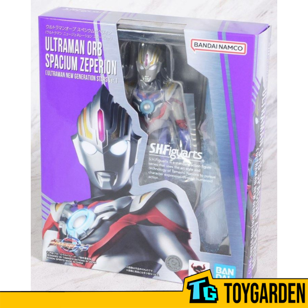 From "Ultraman Orb," The Titular Hero Joins S.H.Figuarts As ULTRAMAN ORB SPACIUM ZEPERION In A Renewed ULTRAMAN NEW GENERATION STARS Ver.! Effect Parts Let You Re-create Dramatic Attack Scenes. Be Sure To