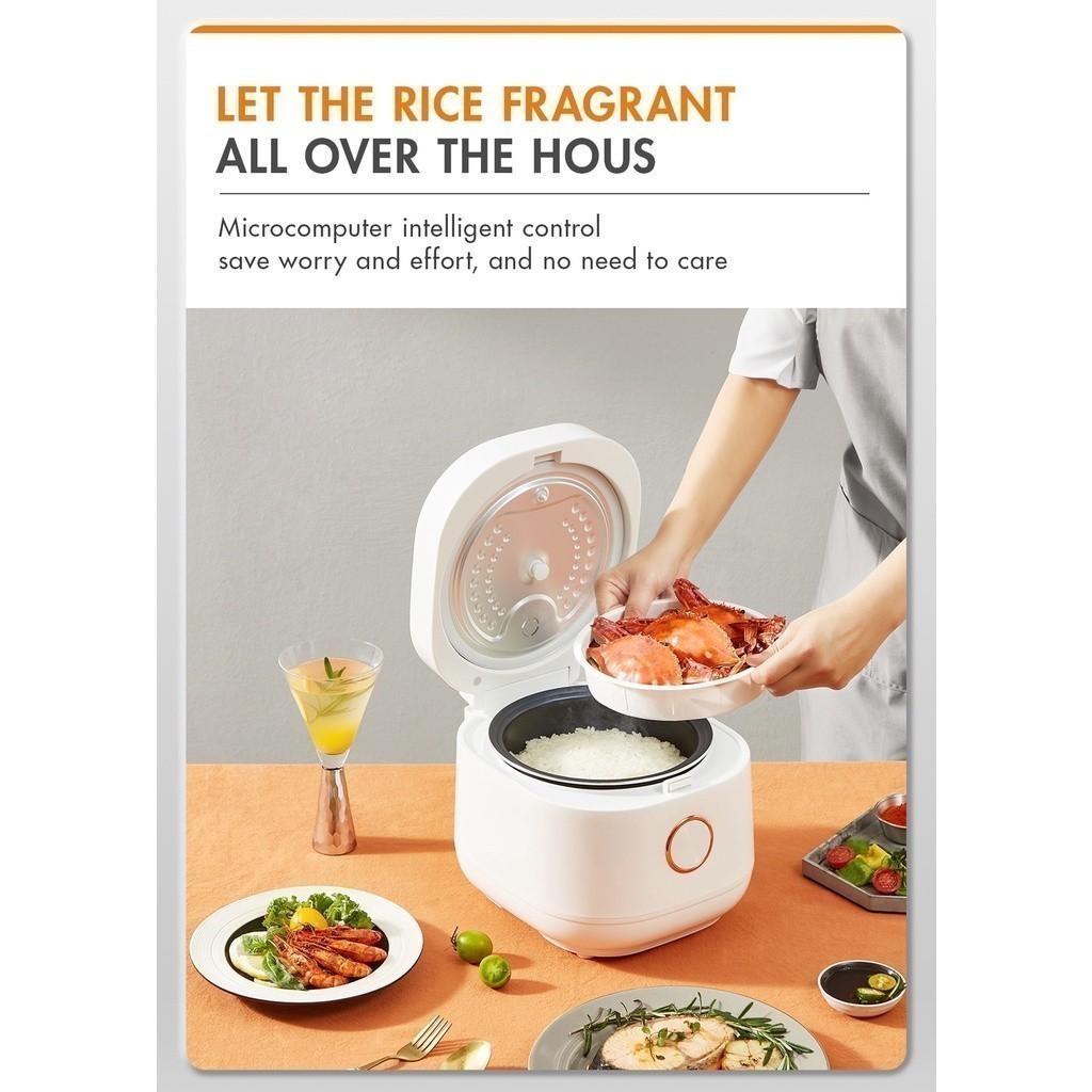 Gaabor Rice Cooker Large Touch Display 24 Hours Keep Warm GRS25D/GR