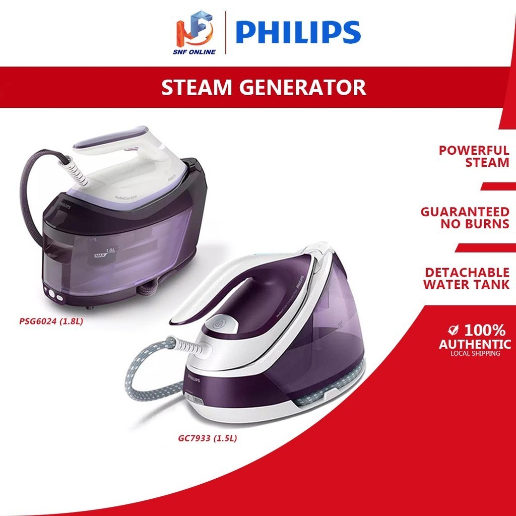 Philips PerfectCare Compact Plus Steam Generator Iron GC7933/36 GC7933 ...