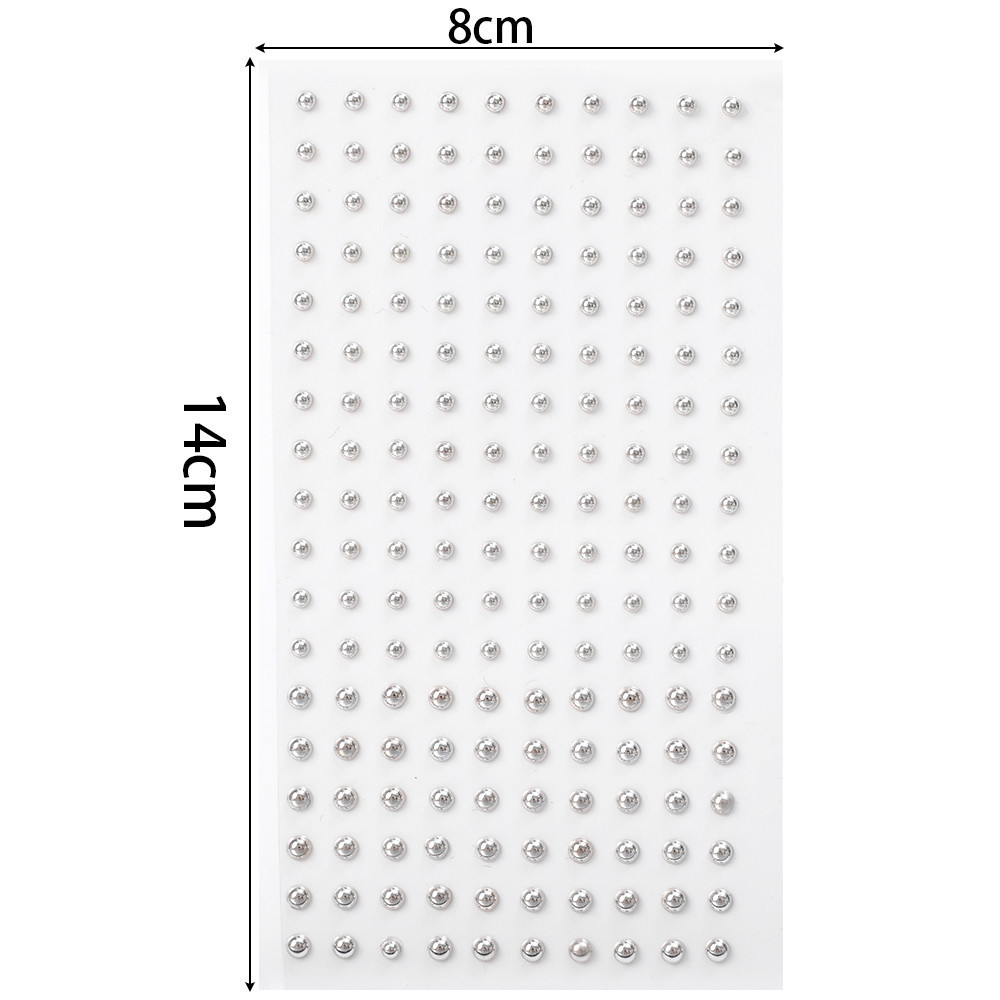 Silver Rhinestone Self Adhesive Nose Stud Sticker Fake Piercing Nose ...