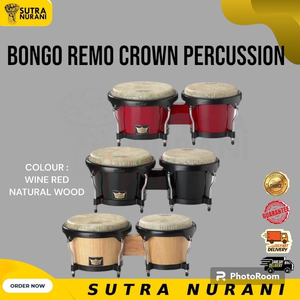 BONGO Remo Crown Percussion Bonggo Shopee Malaysia