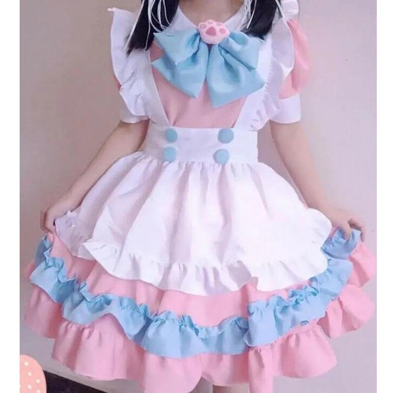 Belle Women Maid Dress Party Carnival Halloween Cosplay Costume main image 1