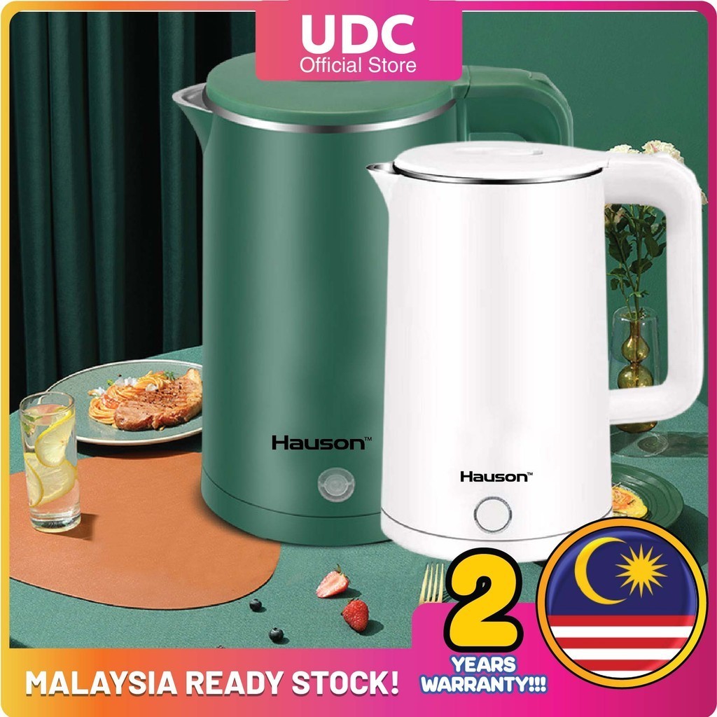 UDC • Hauson 2.3L Stainless Steel Electric Kettle Water Heater Jug ...