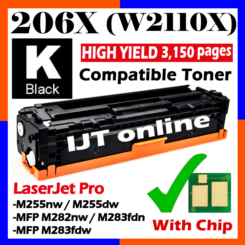 206X Toner Color Laser Jet Pro MFP M283fdw M283cdw Compatible For HP 206X 206A - View #4