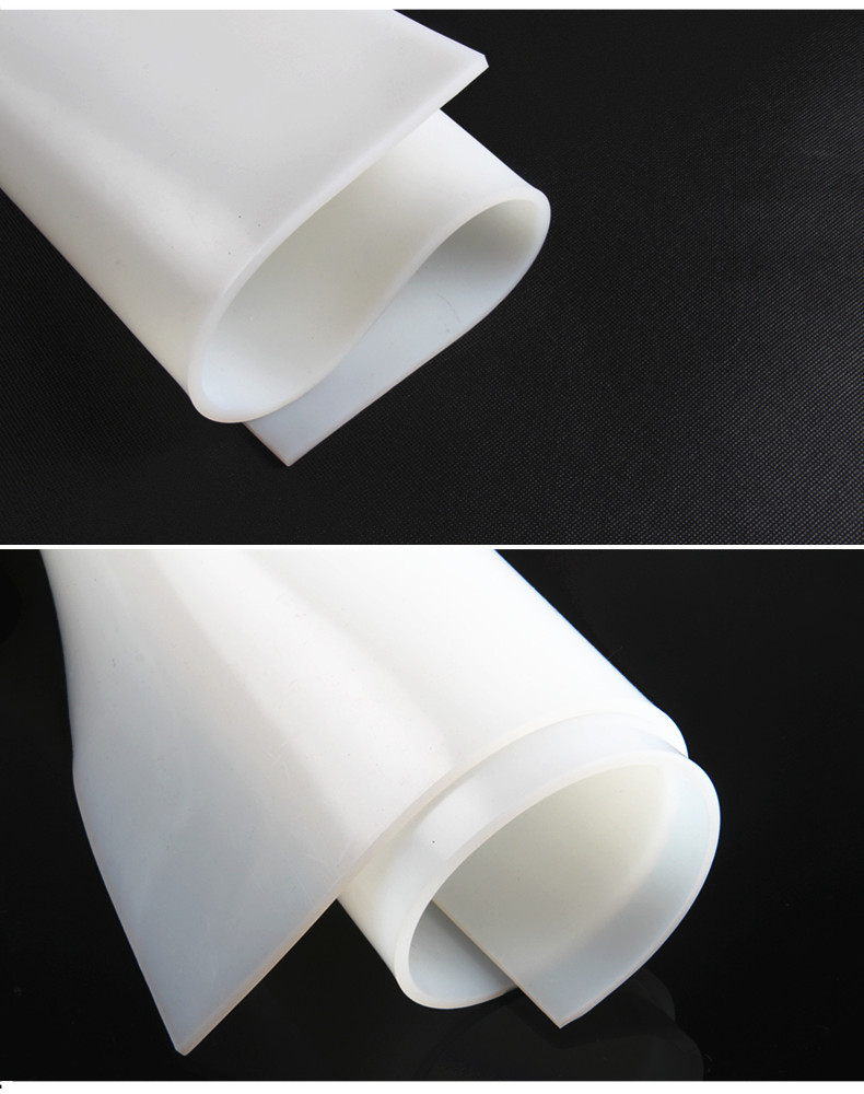 Clear Silicone Rubber Sheet – 20x20 Inch, 1mm Thick – High Temp, Soft, Multipurpose