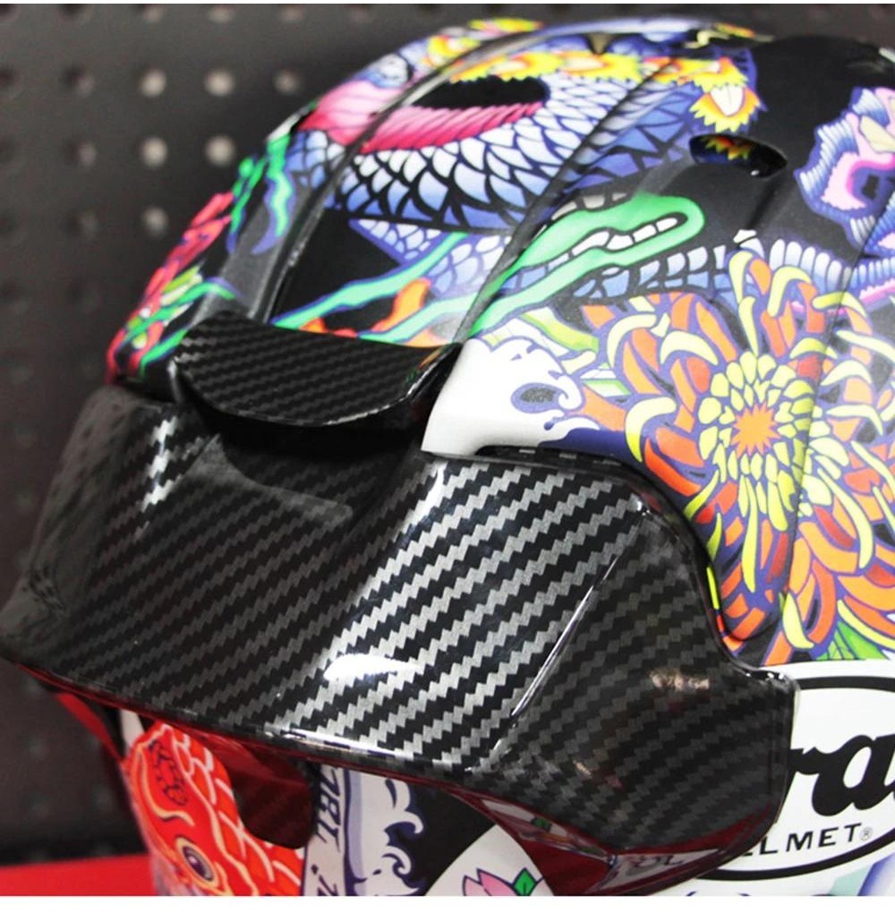 For ARAI RX7X RX-7X RR5 RX7V RX7 GP VZ-Ram Motorcycle Rear Trim Helmet ...