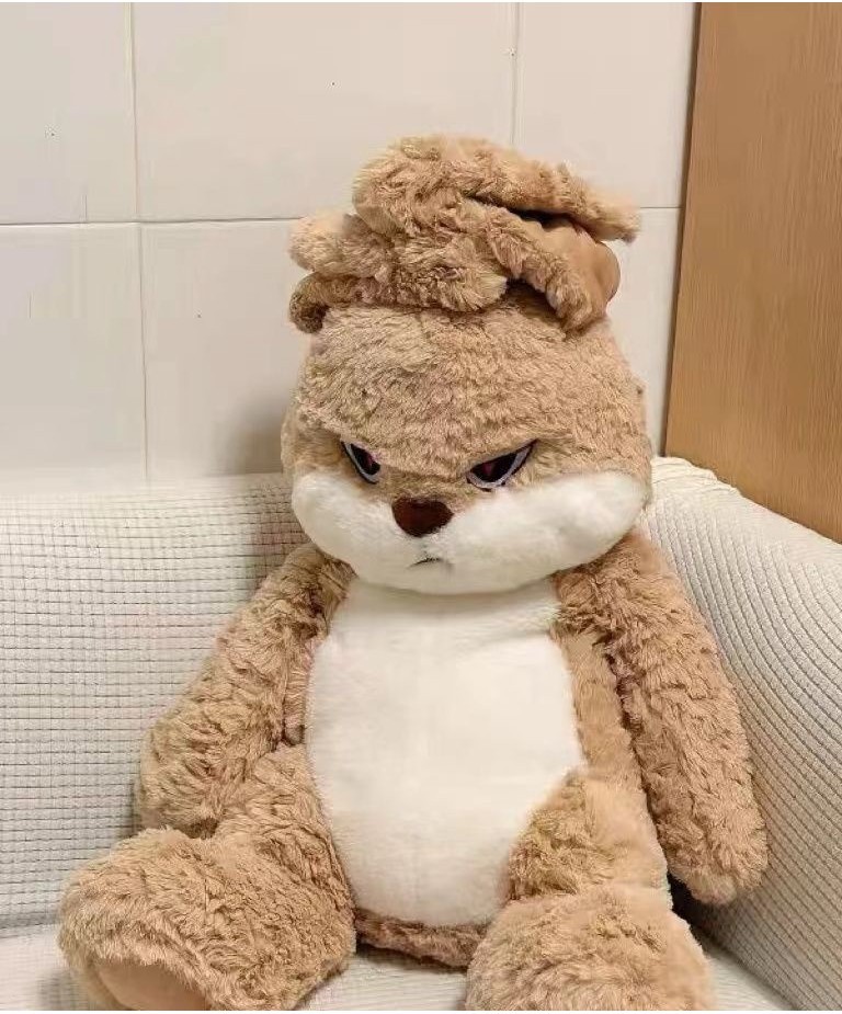 Jfmm spot mate selection lost rabbit doll aixini 35cm angry rabbit ...