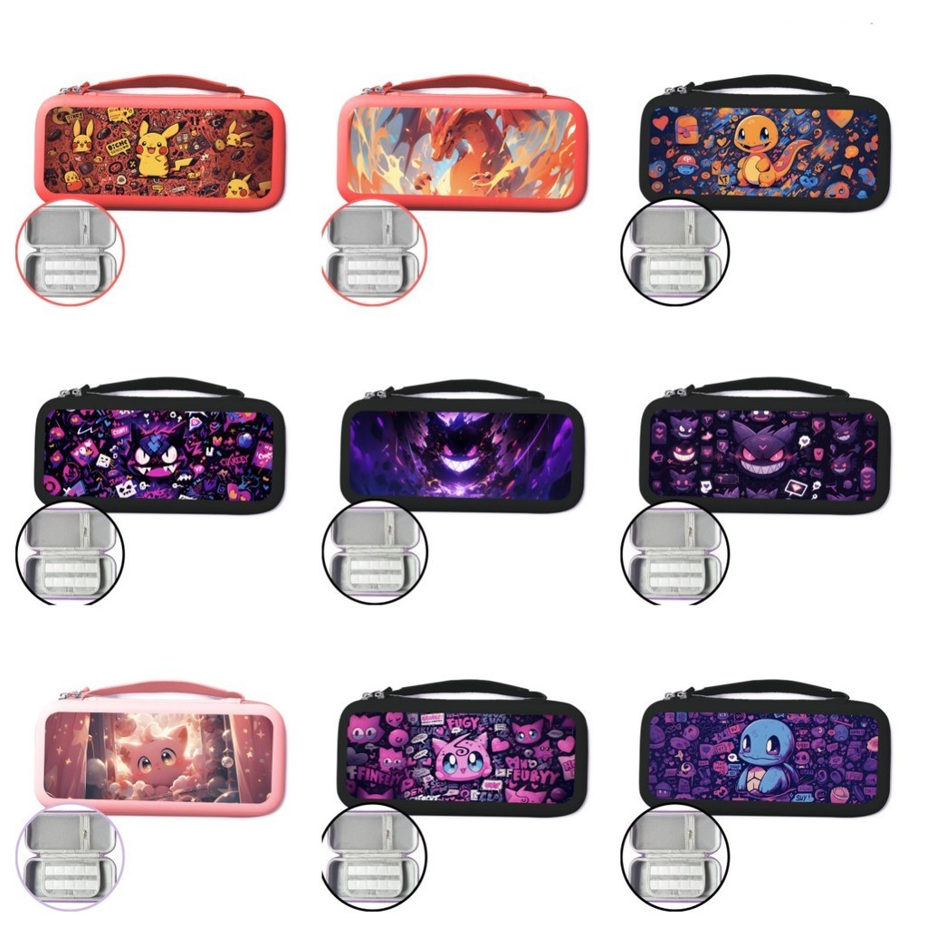 Pokemon Switch Carrying Case Storage Bag for Nintendo Switch V1/Switch ...