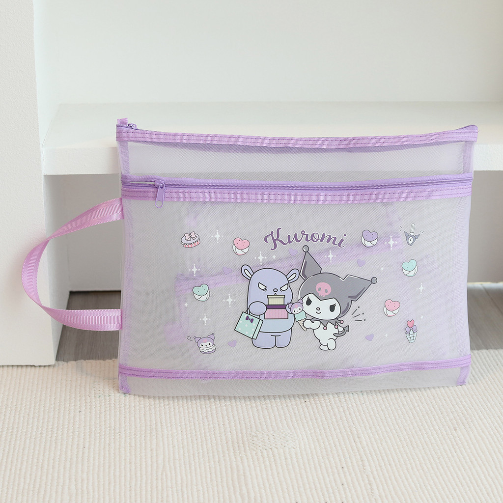Cartoon Sanrio A4 Mesh Transparent Student Test Paper Double Layer ...