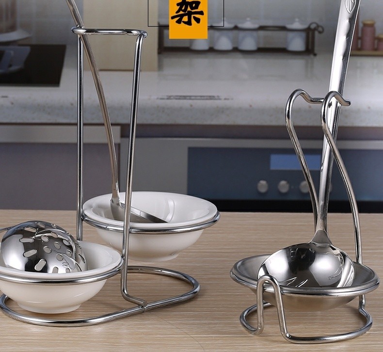 Ready Stock Sale Stainless Steel Spoon Rack Holder Restaurant Hanging ...