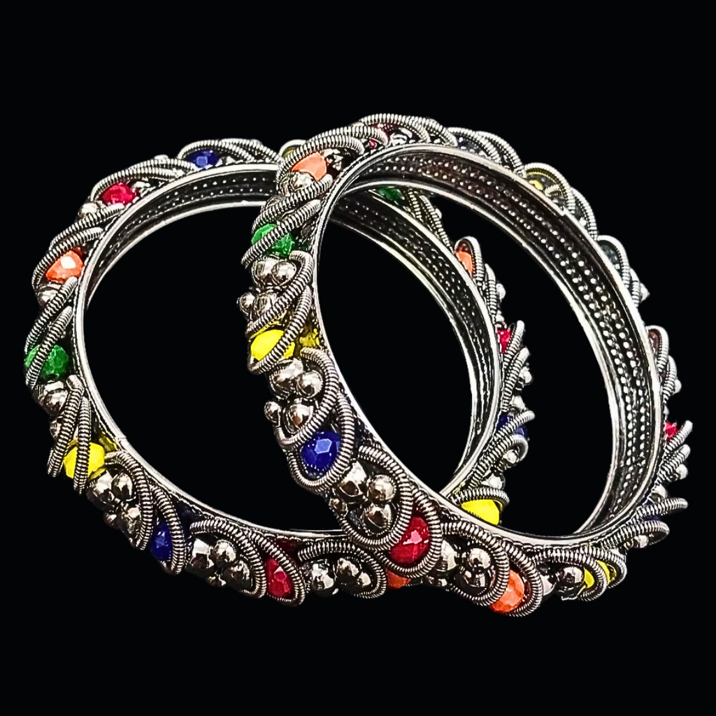 New South Indian Ethnic Bangle Set For Women's | Shopee Malaysia