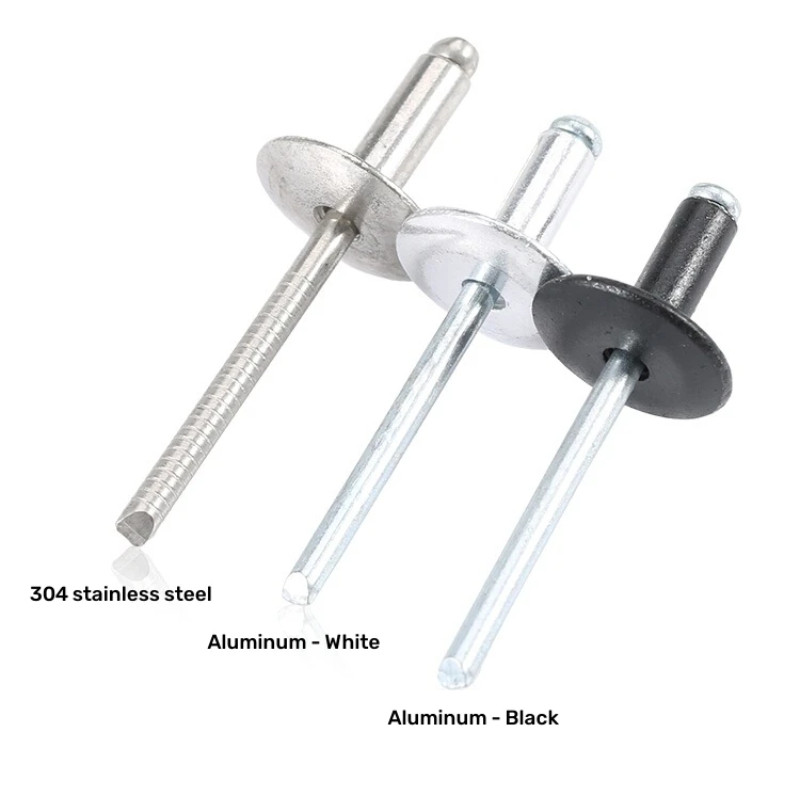 M3.2 M4 M4.8 M5 304 Stainless Steel/Aluminium Black/White Flange Head ...