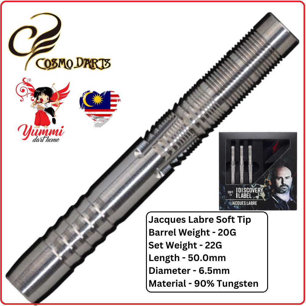 Cosmo Dart Soft Tip - Jacques Labre 20G (Barrel Weight) | Shopee Malaysia