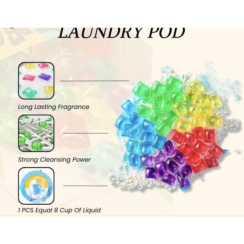 LAUNDRY GEL BEADS MAGIC WASHING CLEANER LASTING FRAGRANCE LIQUID