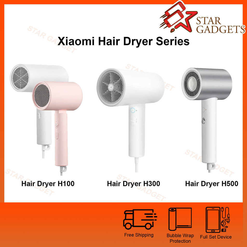 Xiaomi Mi Ionic Hair Dryer H500/ H300/ H100 | Original Malaysia New Set ...