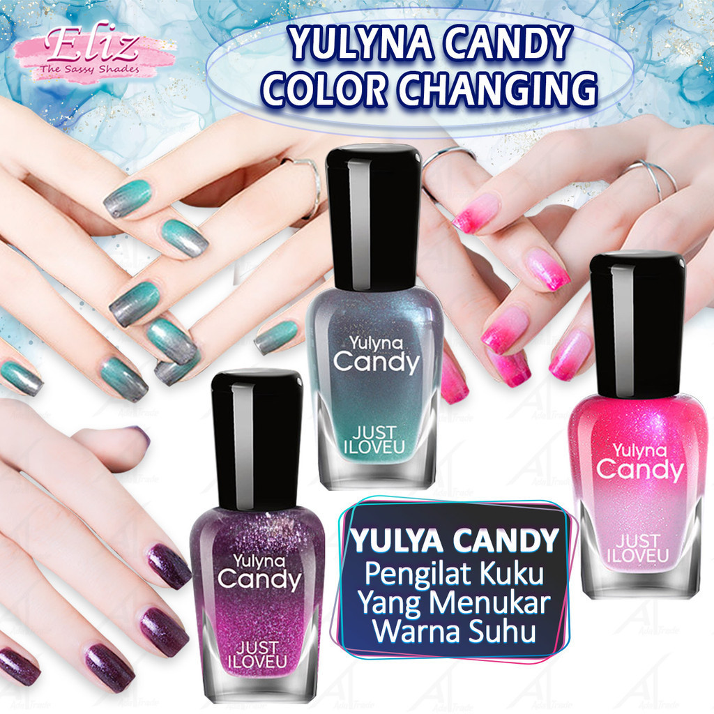 Yulyna Candy Non-Peel Off Color Changing Nail Polish | Shopee Malaysia